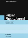 Russian Physics Journal雜志封面